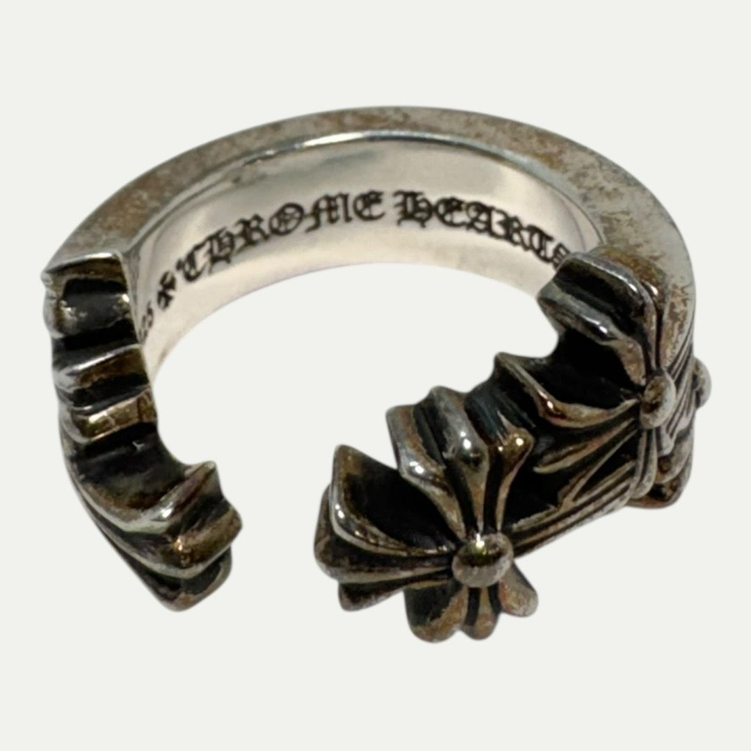 Chrome Hearts Triple Cross Ring Sz 10 (8-12)