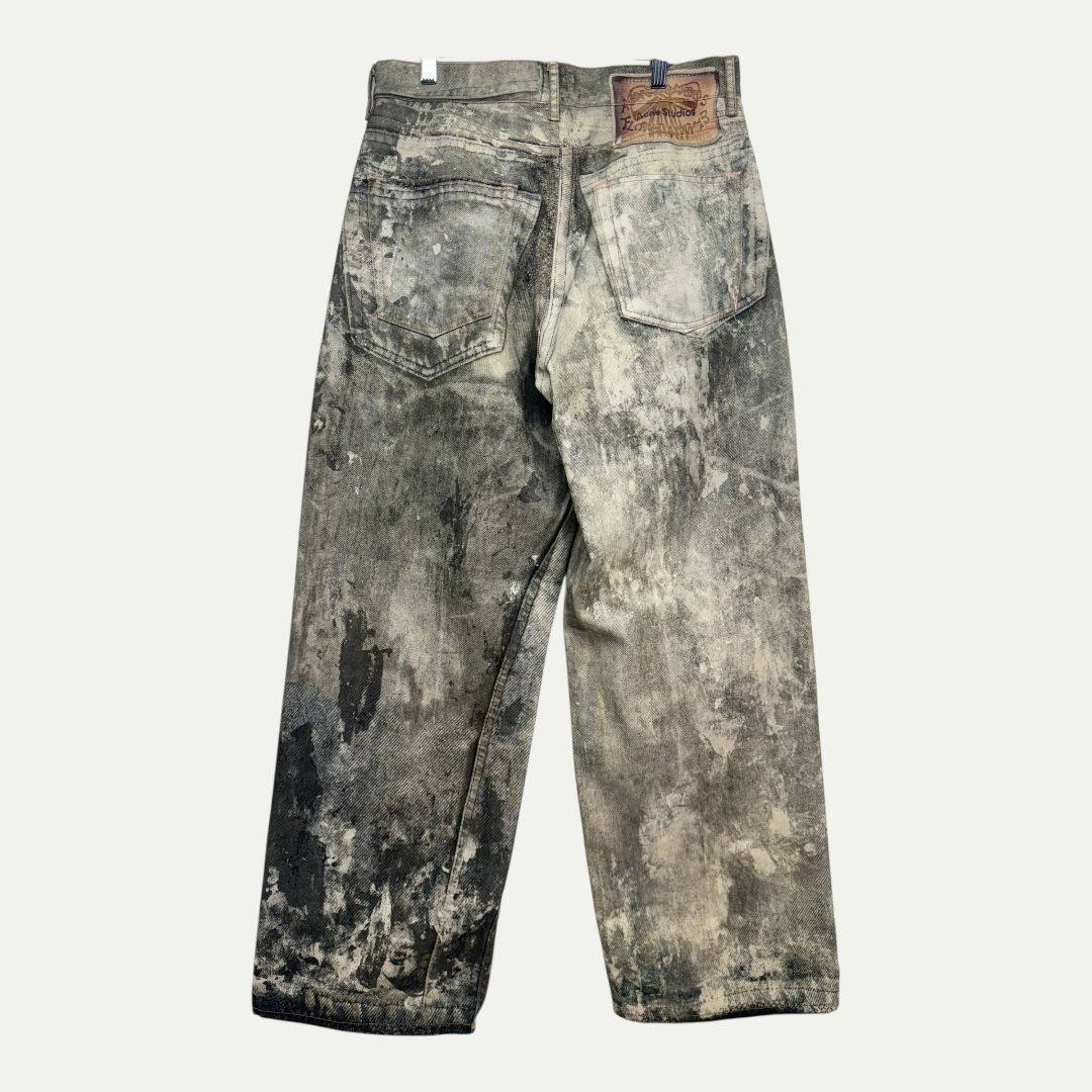Acne Studios Trompe L&#39;oeil Cool Grey Denim Sz 46(30)