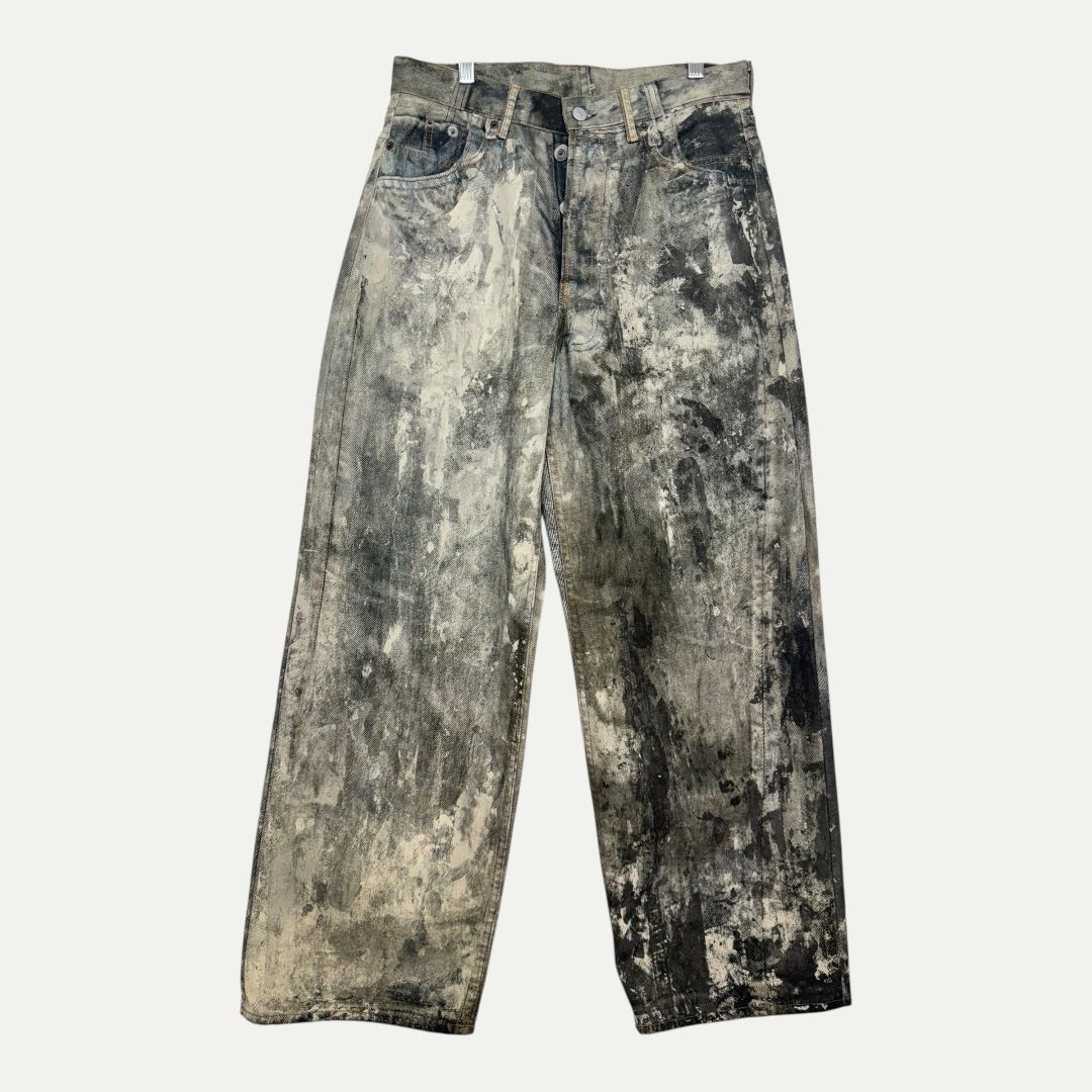 Acne Studios Trompe L&#39;oeil Cool Grey Denim Sz 46(30)