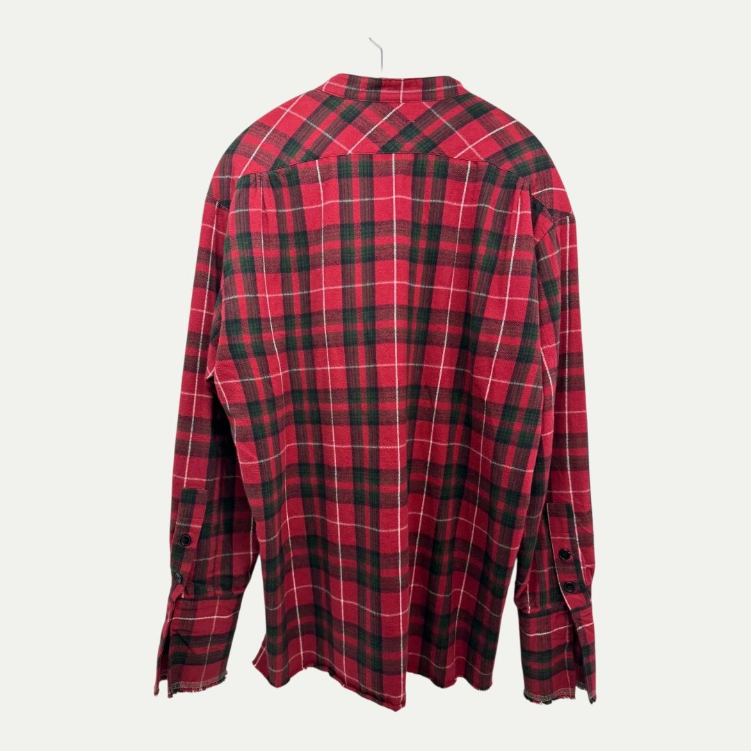Greg Lauren Red Plaid Flannel Sz 2(M)