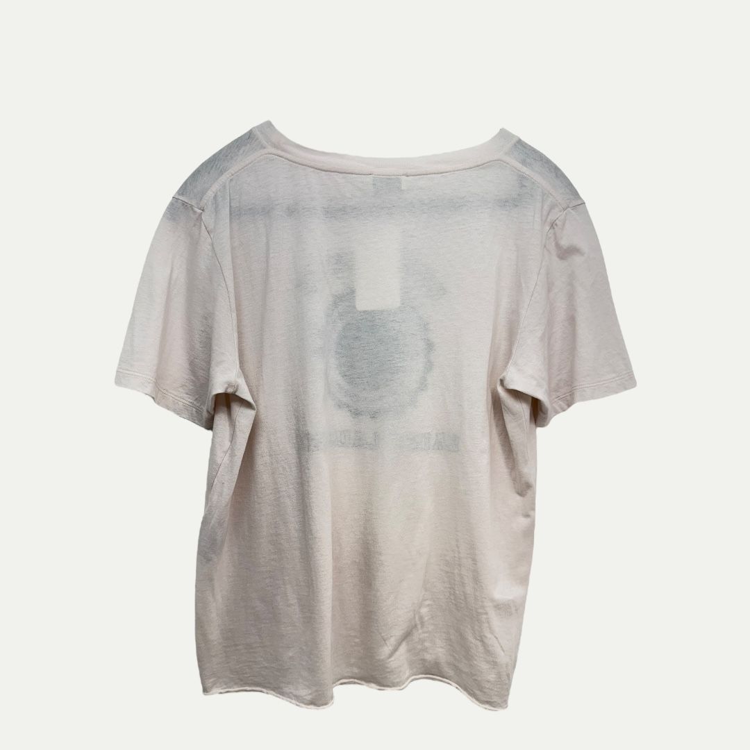 Saint Laurent Universite Fade Logo Tee Sz S(XS/S)