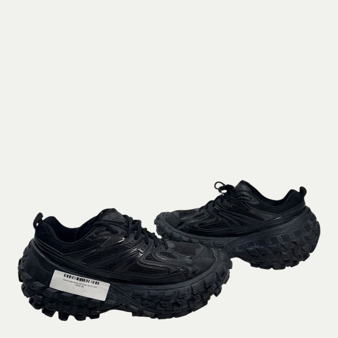 Balenciaga Black Defender Sz 47(14)
