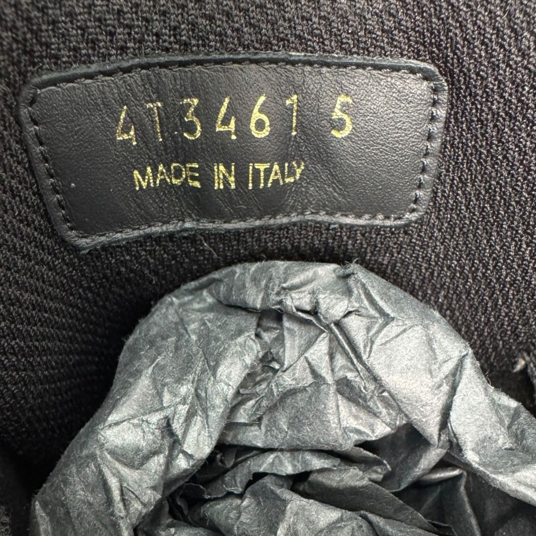 Prada Americas Cup Black Patent Leather Sz 5(6.5M/8W)
