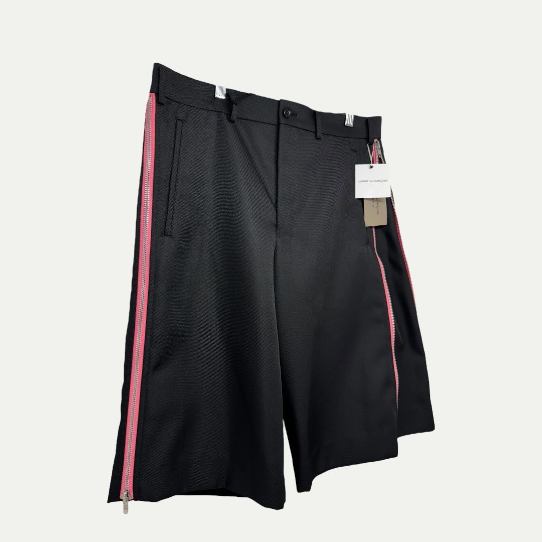 CDG Homme Plus Wide Leg Gabardine Shorts Sz M(32)