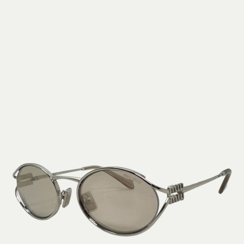 Miu Miu SMU 52Y Silver Sunglasses