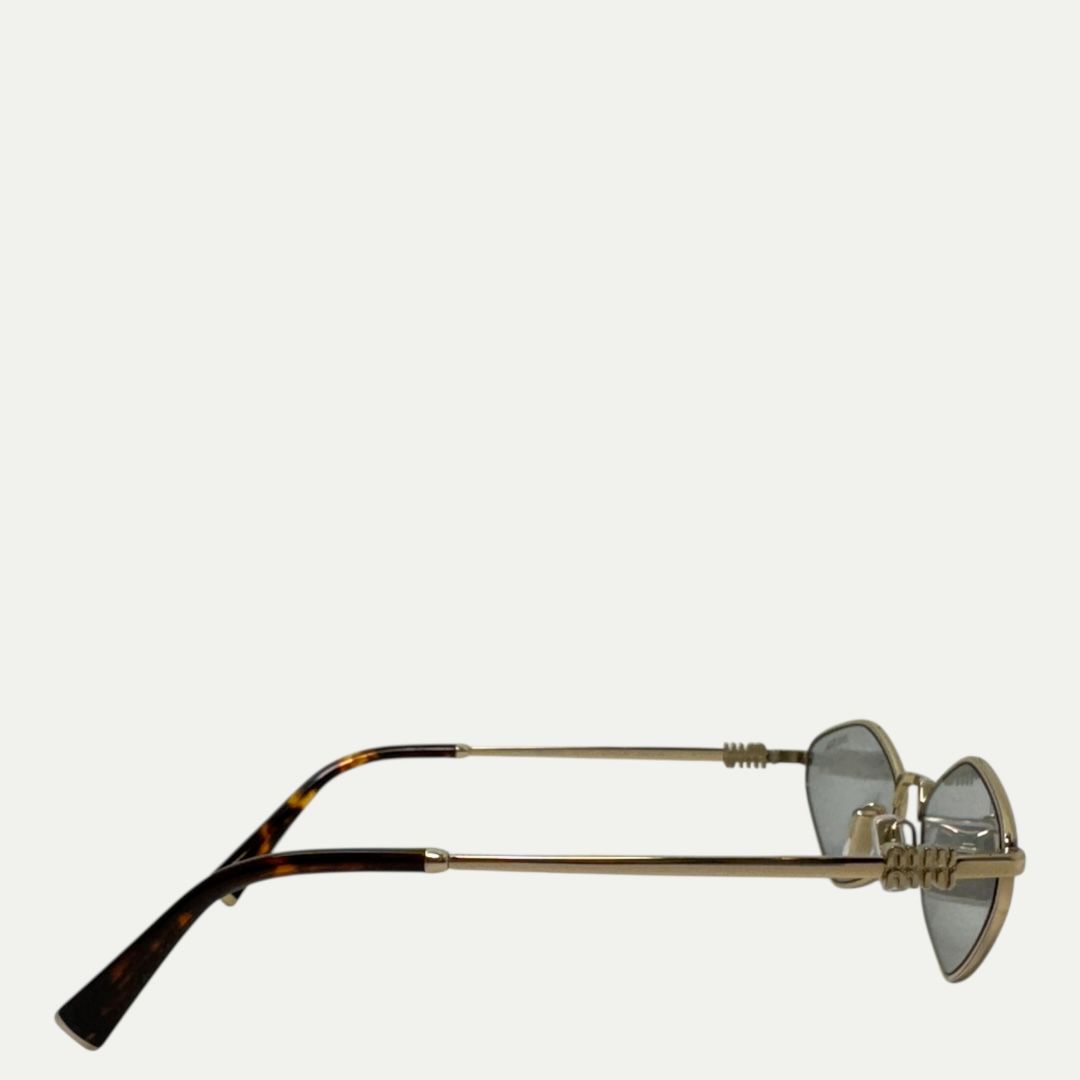 Miu Miu SMU A52 Gold Sunglasses