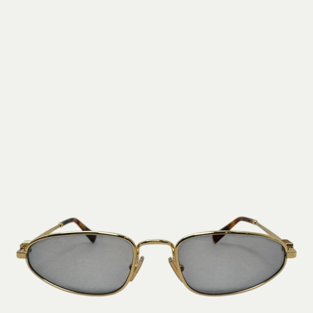 Miu Miu SMU A52 Gold Sunglasses