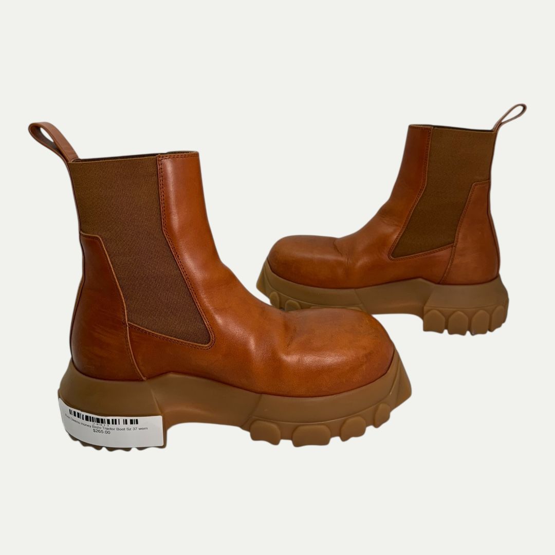Rick Owens Honey Bozo Tractor Boot Sz 37(7)