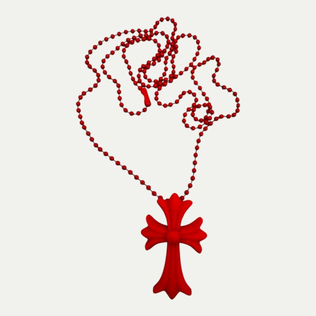 Chrome Hearts Cross Silcone Necklace