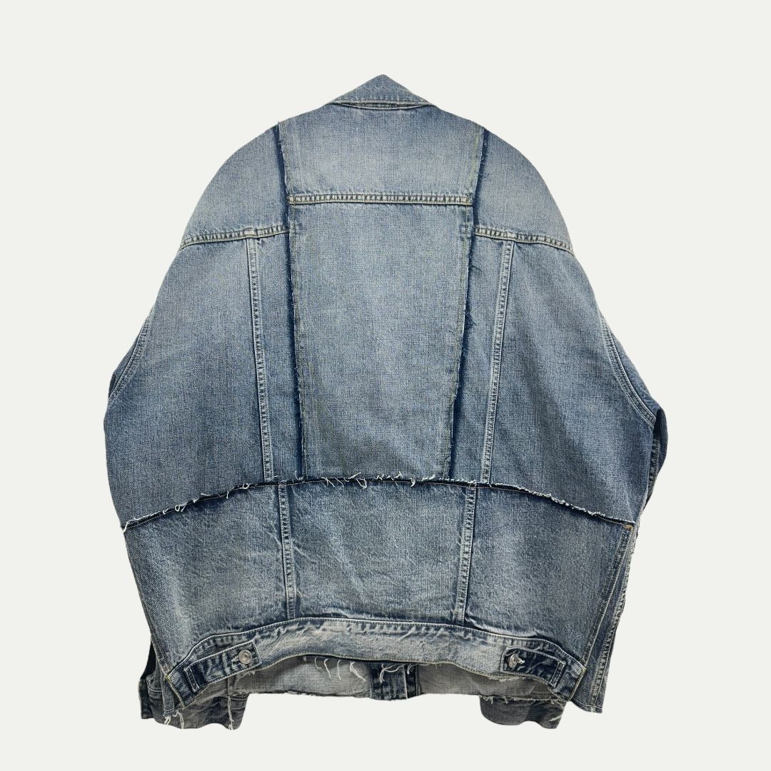 Balenciaga Cut-Up Denim Jacket Sz 1 (L/XL)
