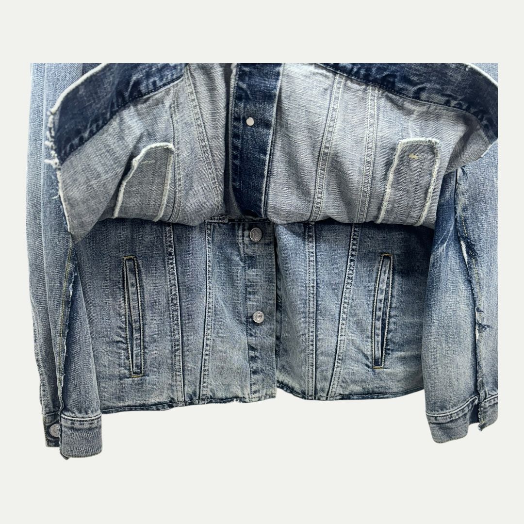 Balenciaga Cut-Up Denim Jacket Sz 1 (L/XL)