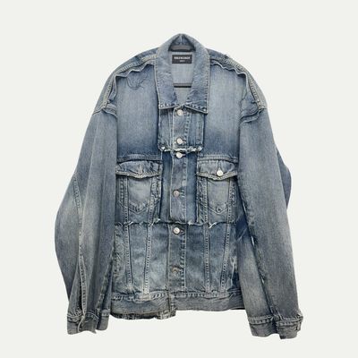 Balenciaga Cut-Up Denim Jacket Sz 1 (L/XL)
