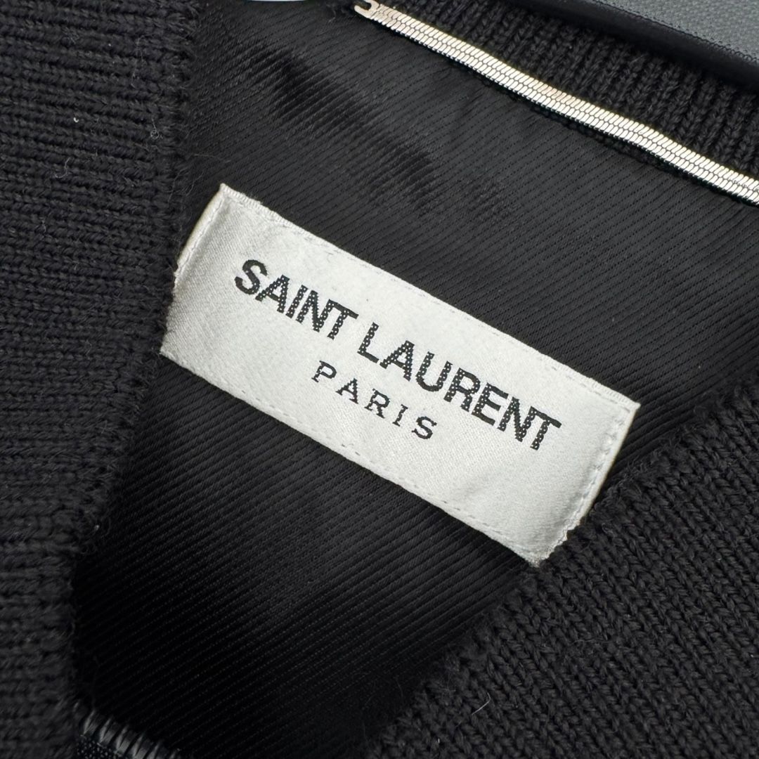 Saint Laurent YSL Patch Bomber Jacket Sz 50(M)