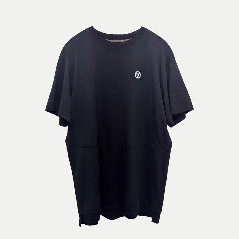 Acronym Logo Black Tee Sz M