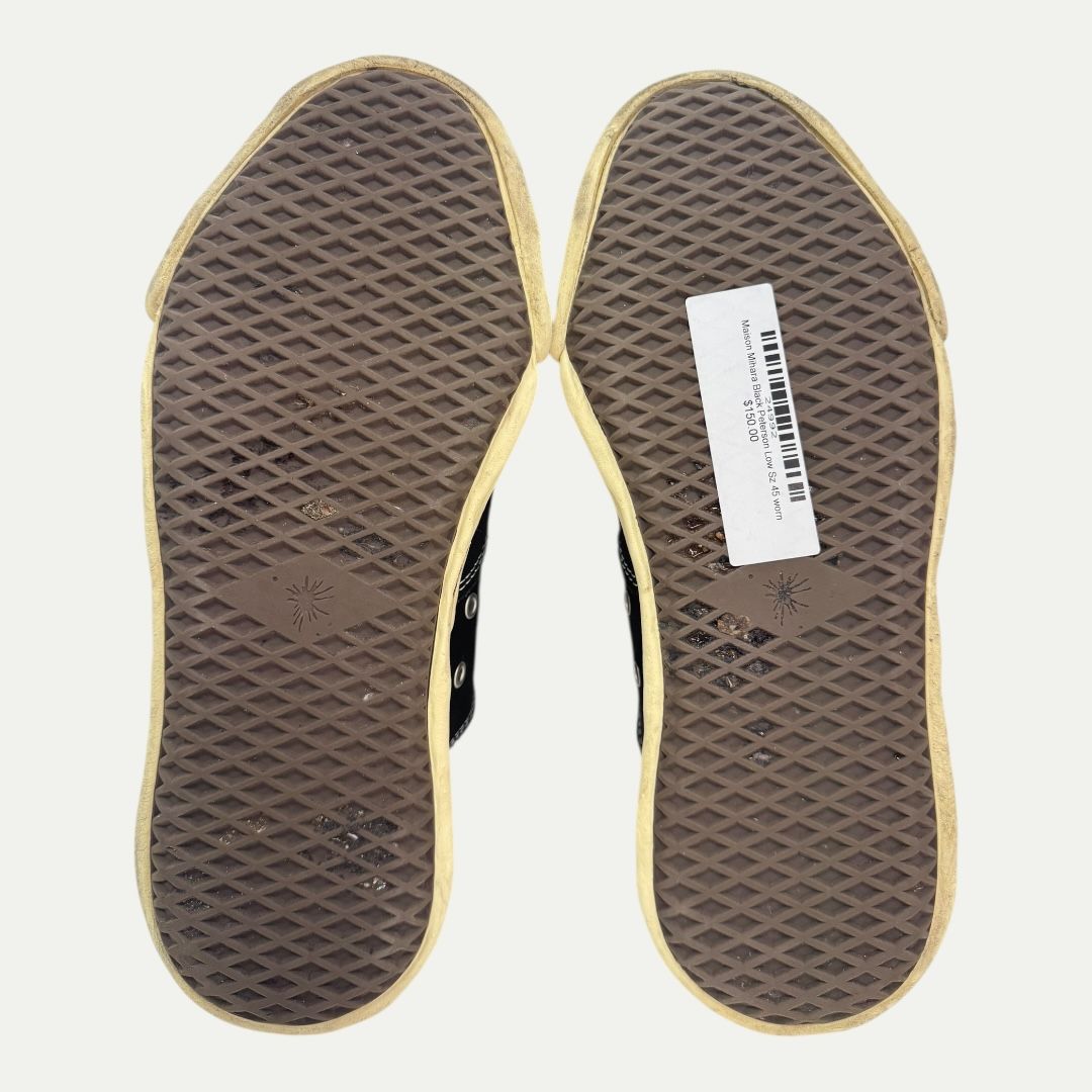 Mihara Yasuhiro Black Peterson Low Sz 45(12)