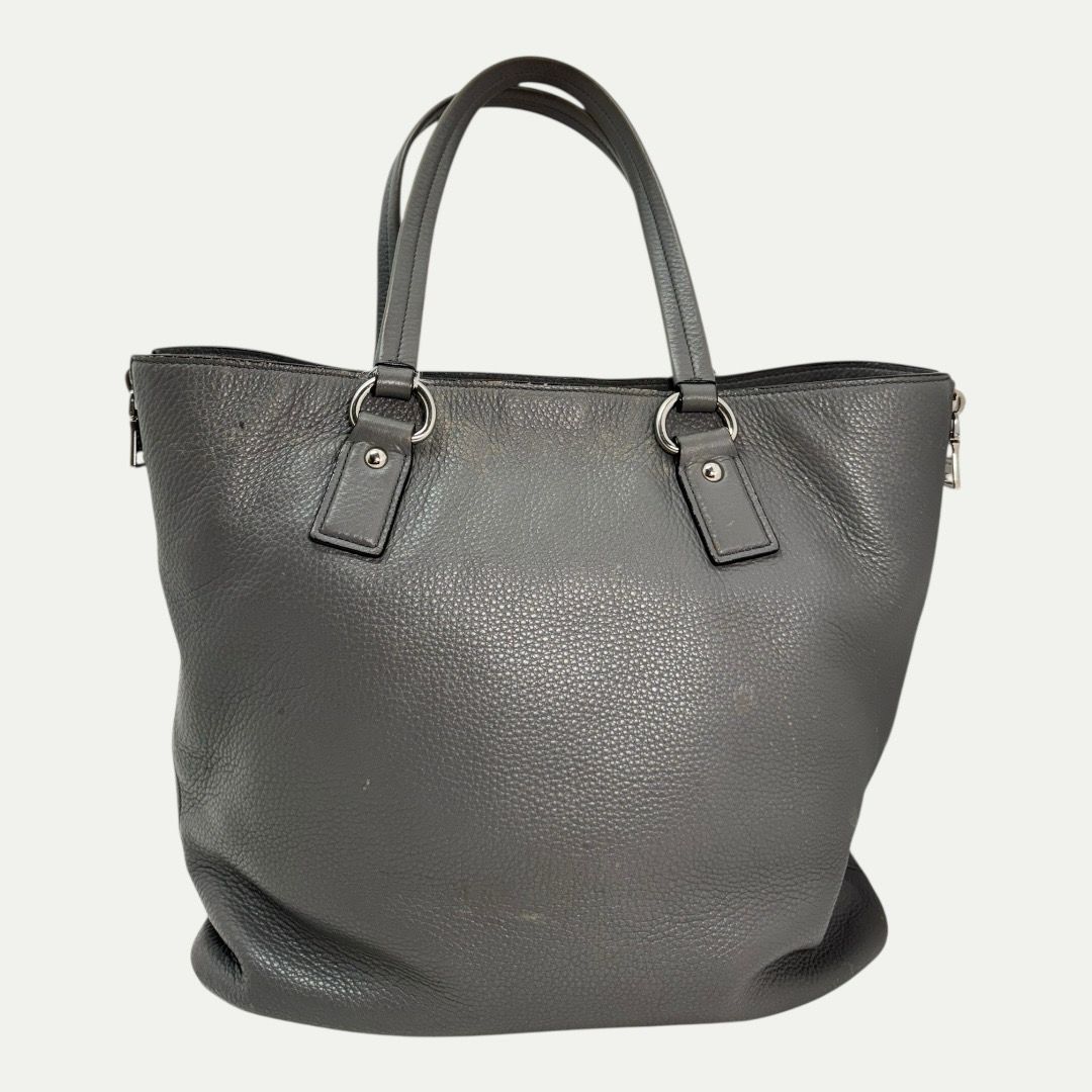 Prada Vitello Daino Side Zip Tote Bag