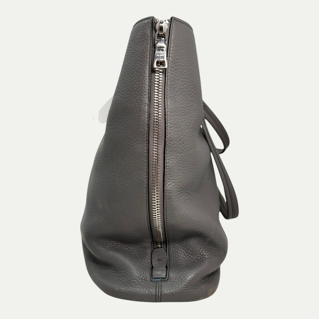 Prada Vitello Daino Side Zip Tote Bag