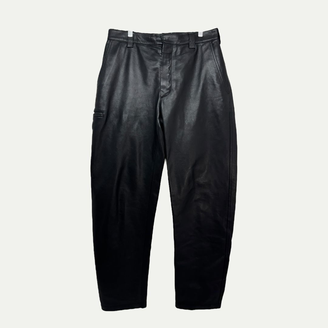 Bottega Veneta Leather Pants Sz 46(30)