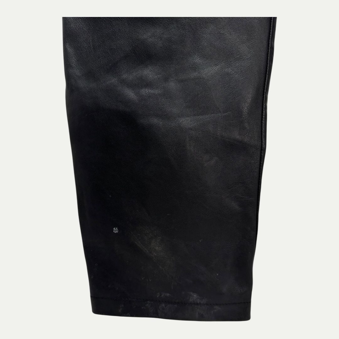 Bottega Veneta Leather Pants Sz 46(30)