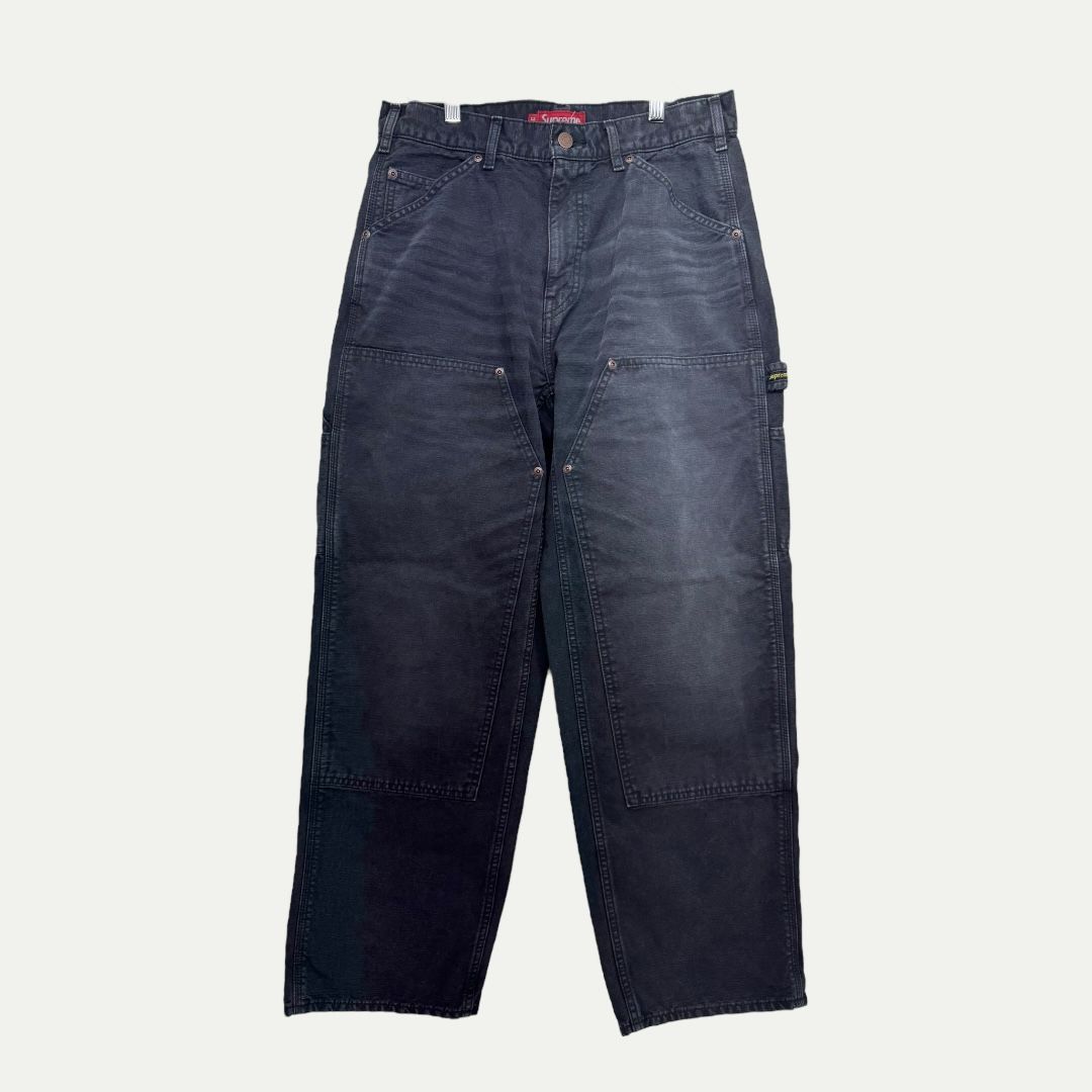 Supreme Distressed Double Knee Denim Sz 30