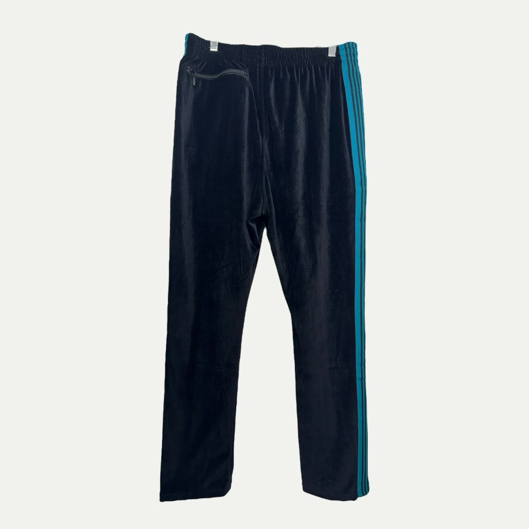 Needles Black/Blue Velour Pants Sz M(32)