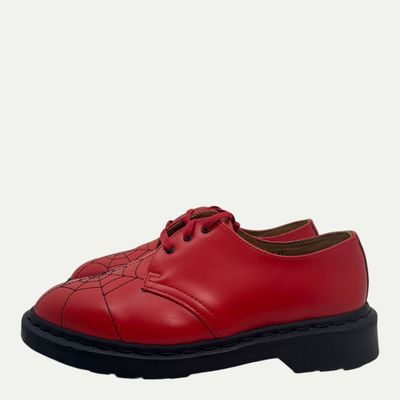 Supreme x Dr Martens Spiderweb Red Oxford Sz 7m/8w