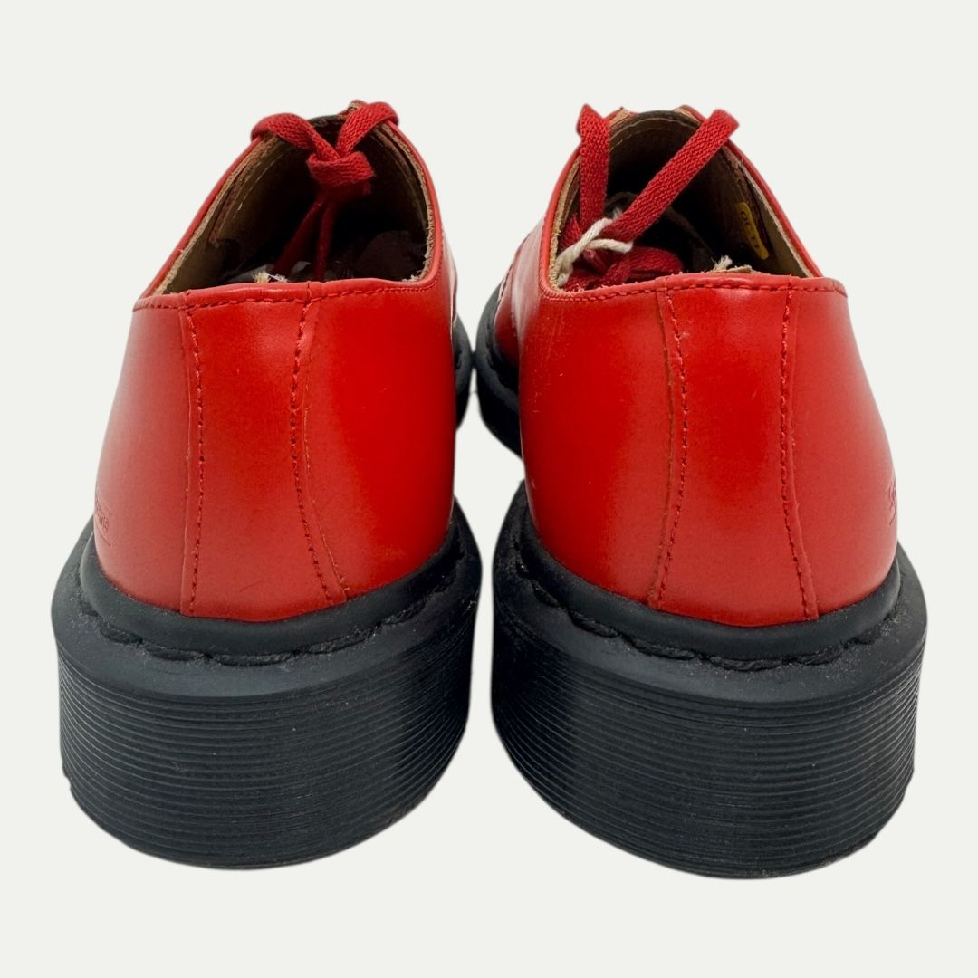 Supreme x Dr Martens Spiderweb Red Oxford Sz 7m/8w