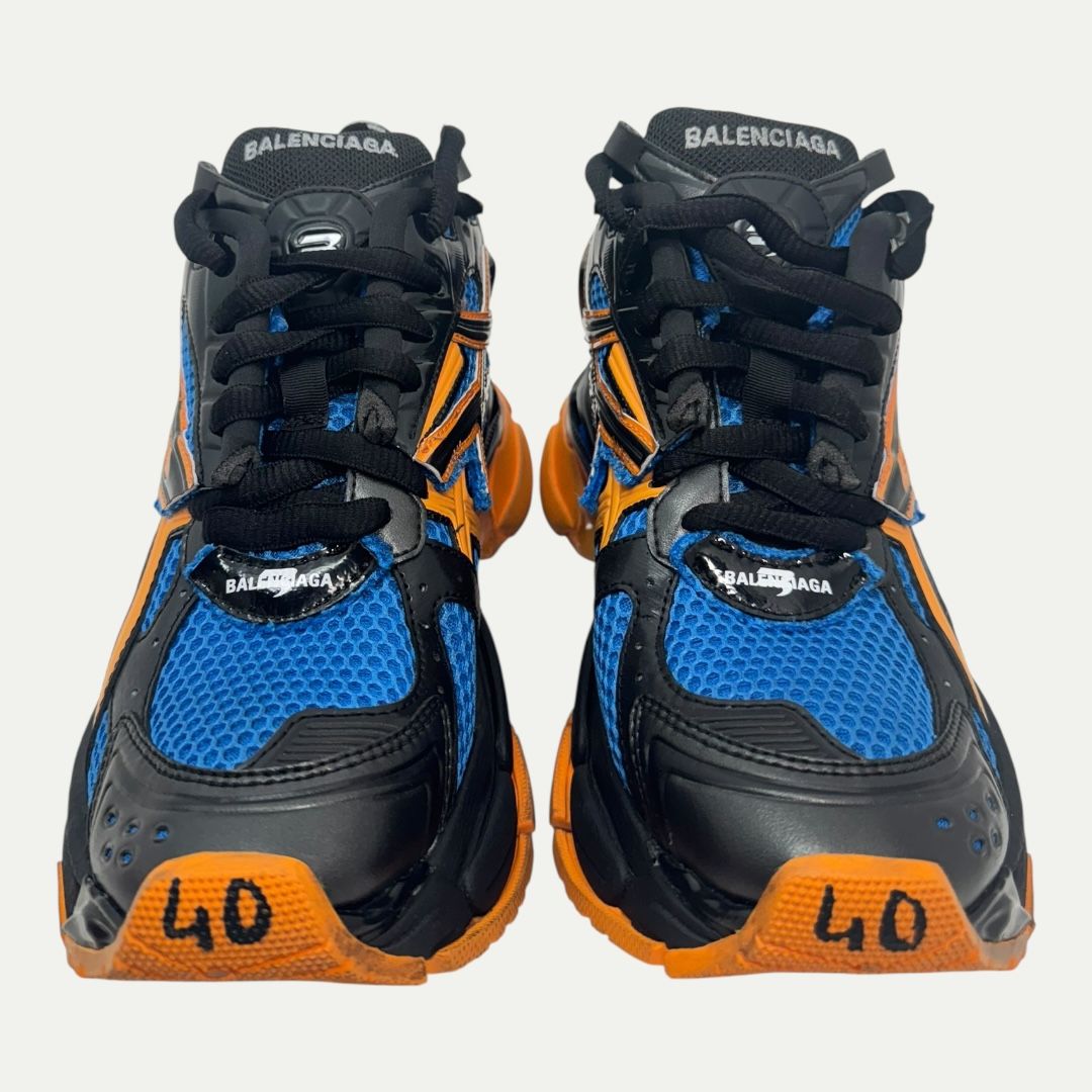 Balenciaga Blue/Orange Runner Sz 40(8m/9.5w)