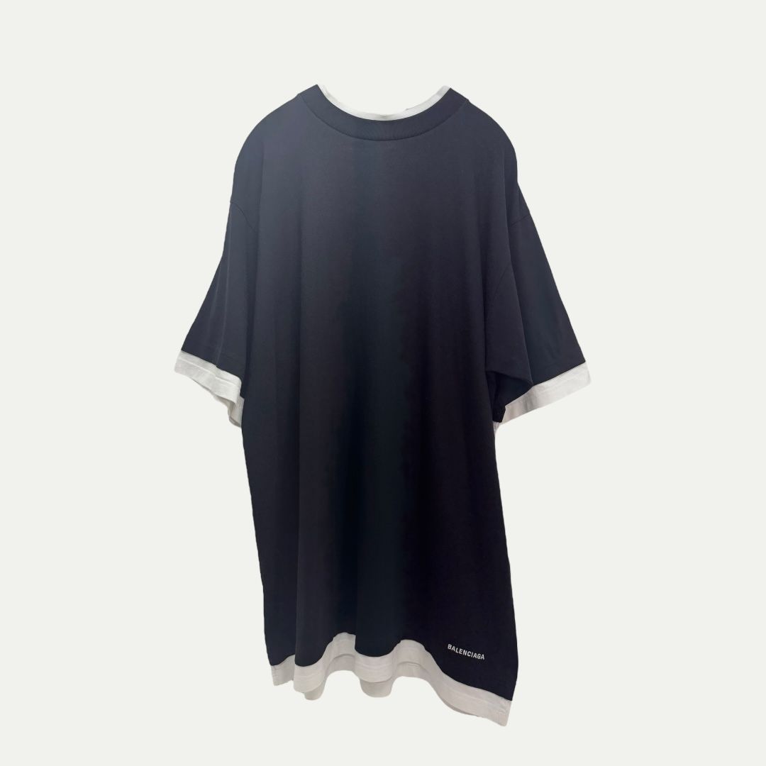 Balenciaga Two Piece Layered Shirt Sz L (oversized)
