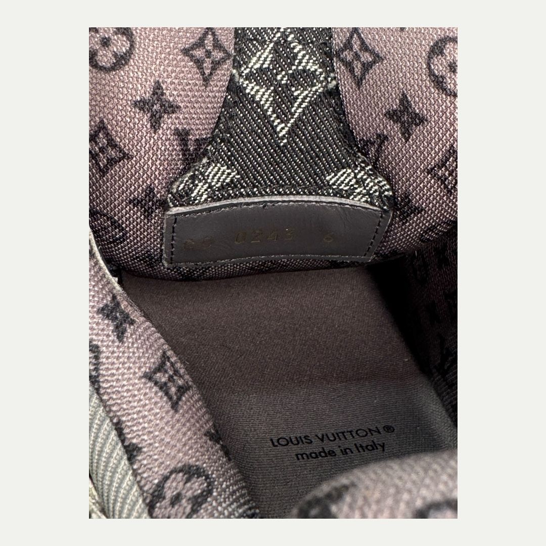 Louis Vuitton Swarovski Black Skate Sneaker Sz LV6 (8-8.5)
