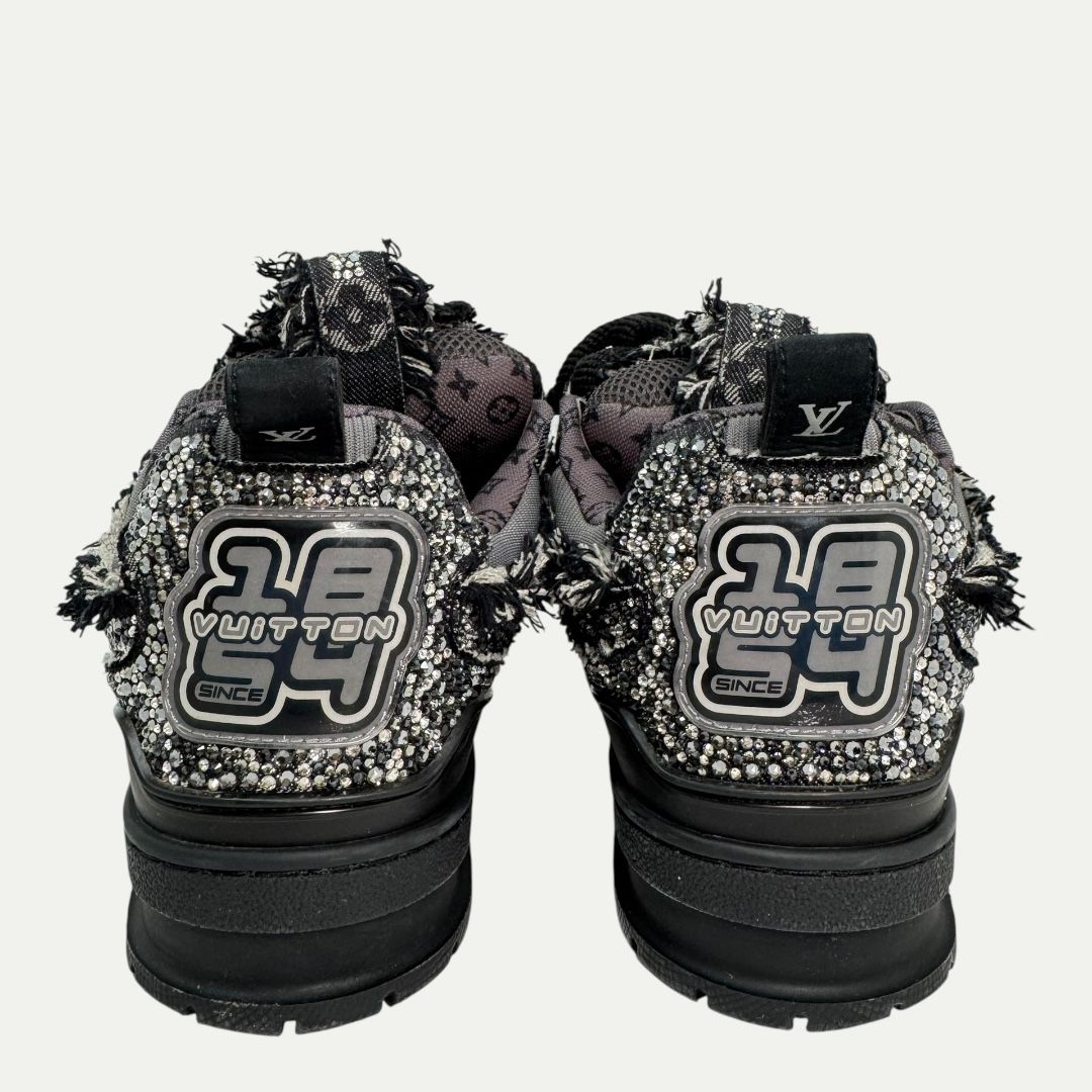 Louis Vuitton Swarovski Black Skate Sneaker Sz LV6 (8-8.5)