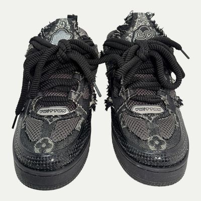 Louis Vuitton Swarovski Black Skate Sneaker Sz LV6 (8-8.5)