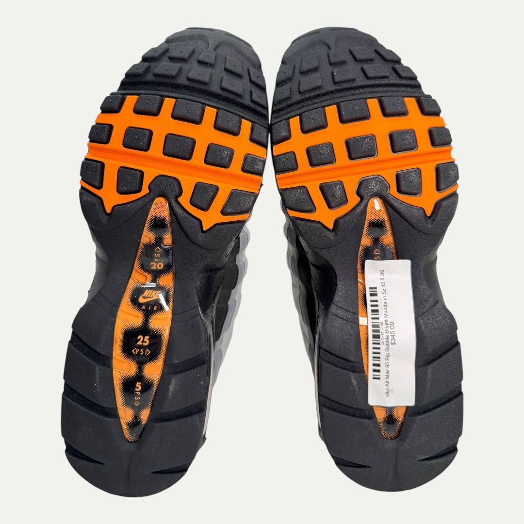 Nike Air Max 95 Big Bubble Bright Mandarin Sz 10.5(10)