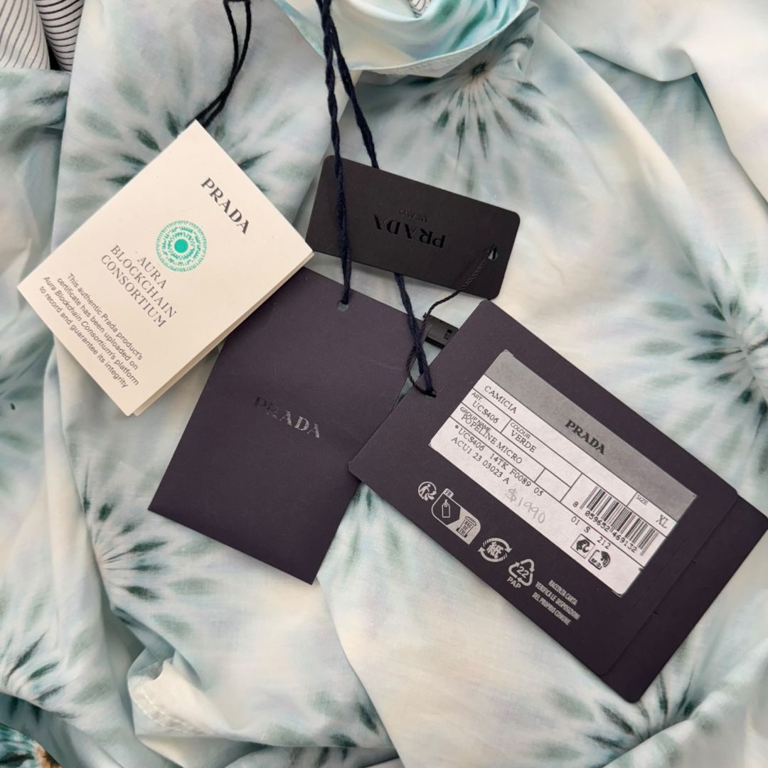 Prada Double Match Verde Sz XL