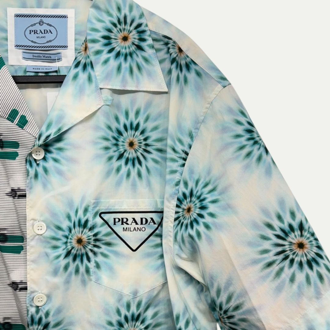 Prada Double Match Verde Sz XL