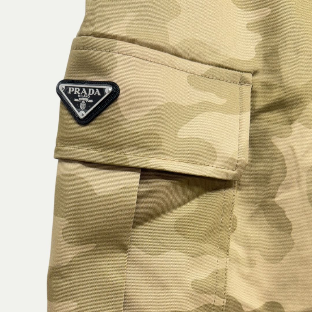 Prada Camo Cargo Shorts Sz M(34)
