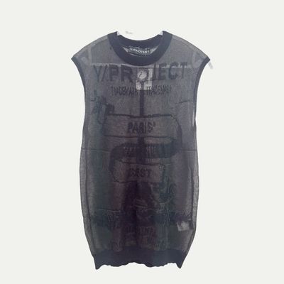 Y/Project Logo Mesh Vest Sz XXS(M)