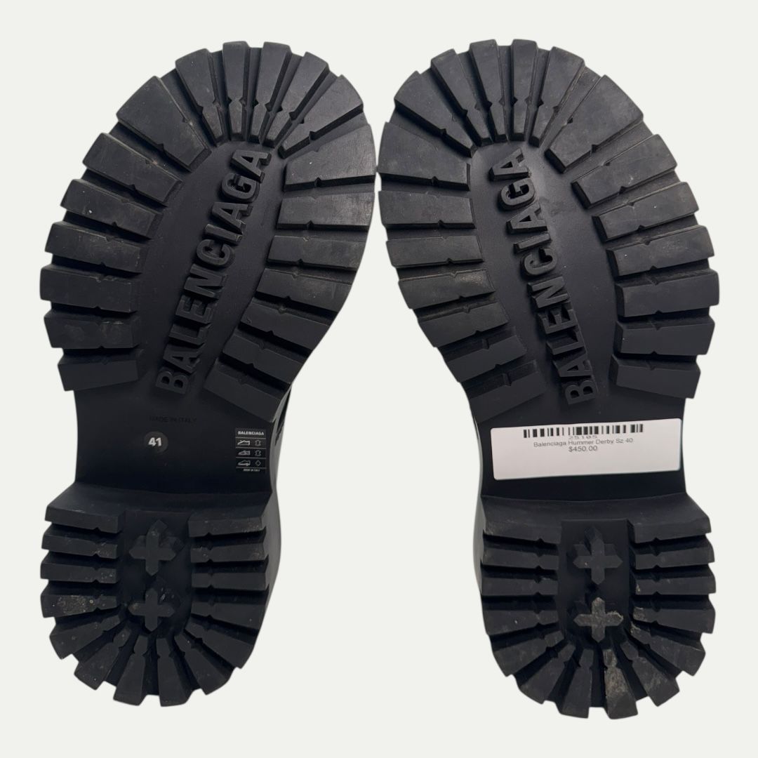 Balenciaga Hummer Derby Sz 40(9.5-10)