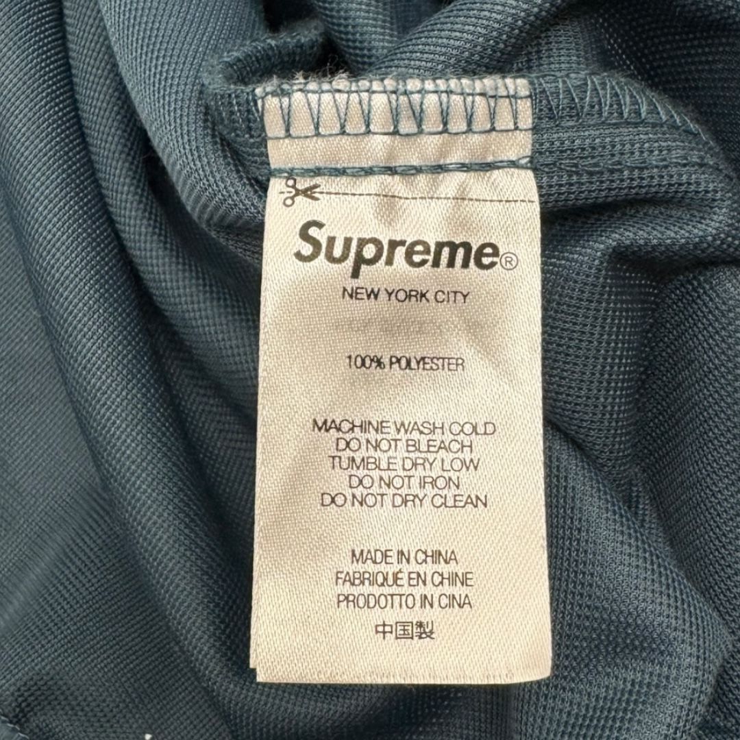 Supreme Velour Slate Track Jacket Sz XL