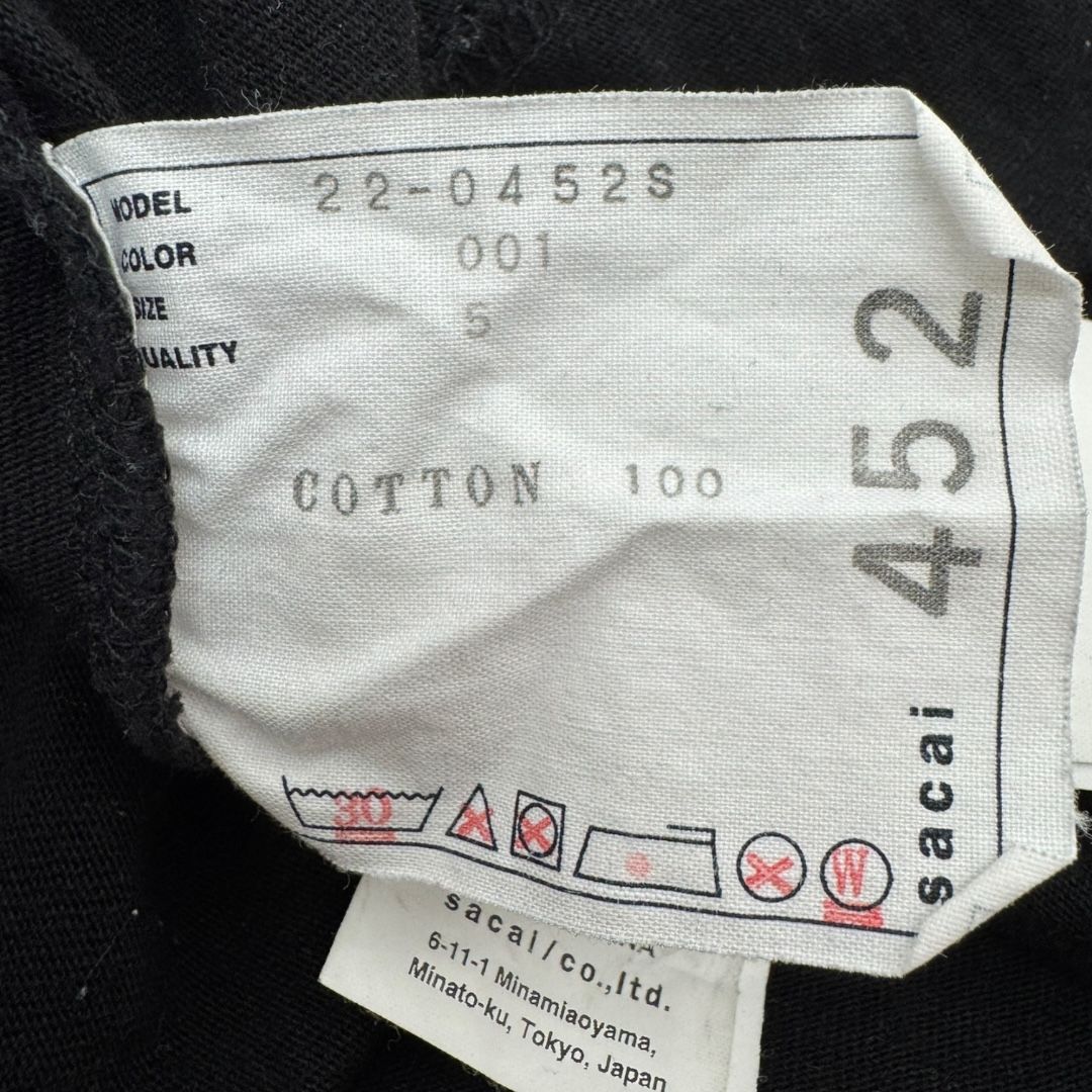 Sacai On &amp; On Tee Sz 5(L)