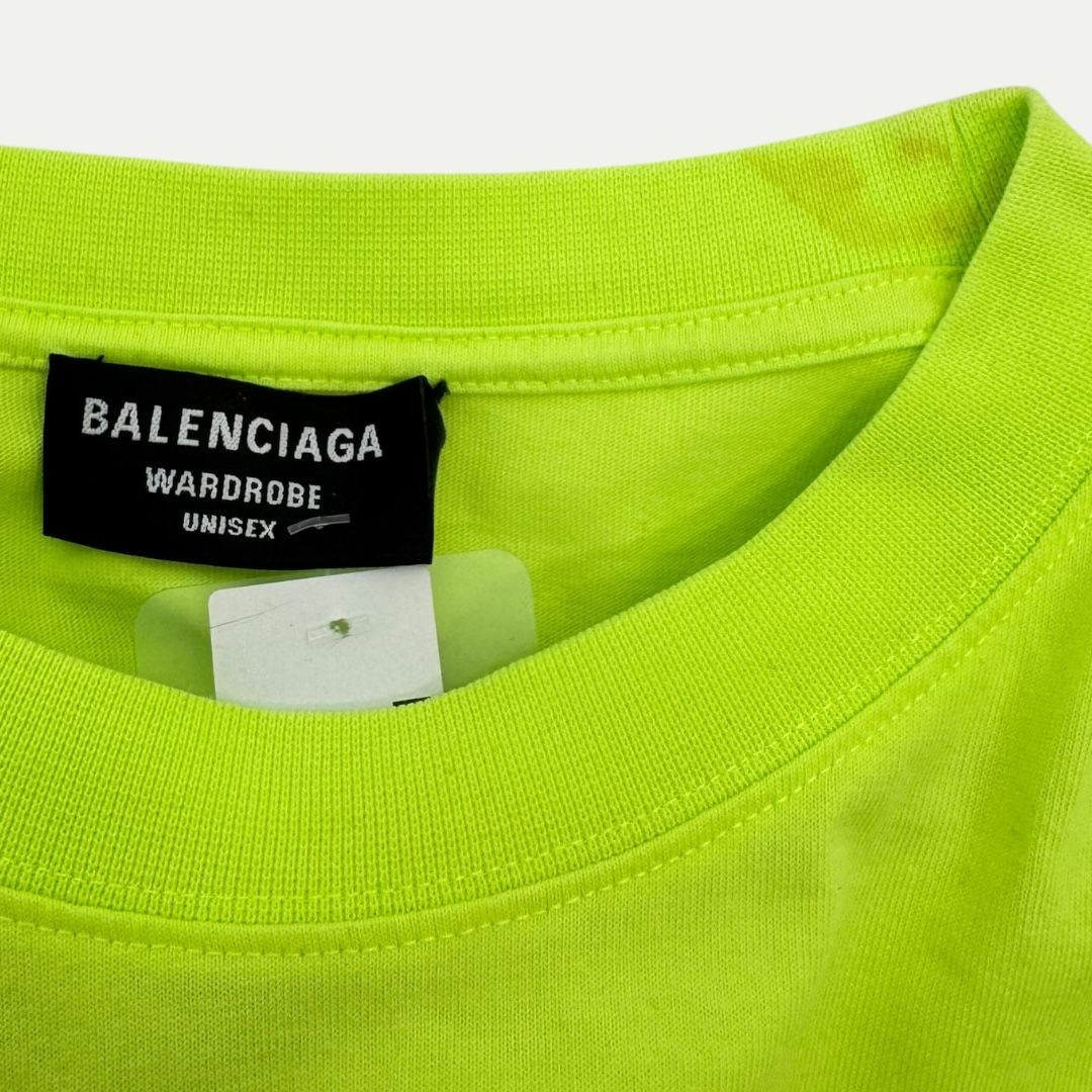 Balenciaga Neon BB Tee Sz XL