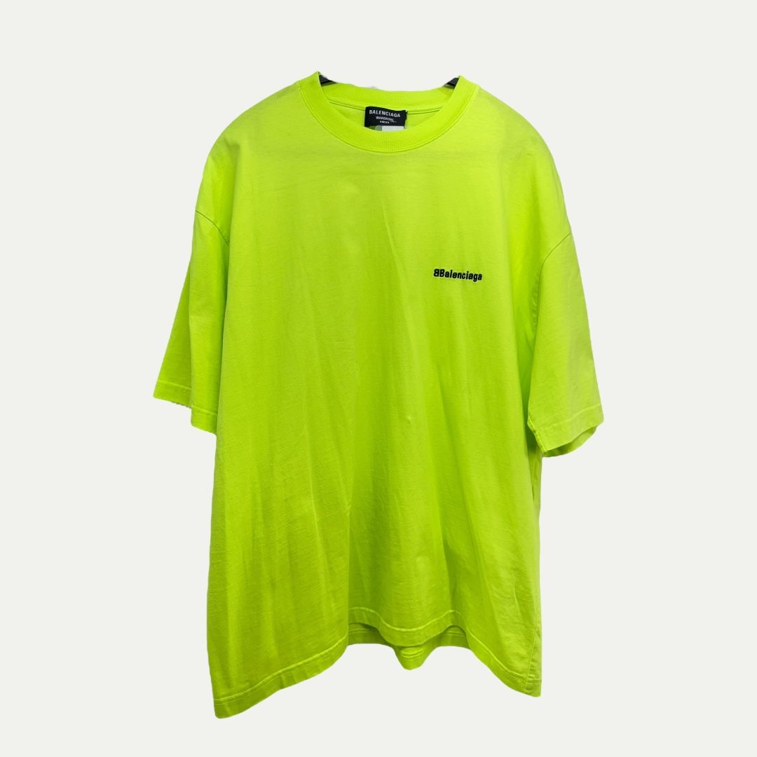 Balenciaga Neon BB Tee Sz XL
