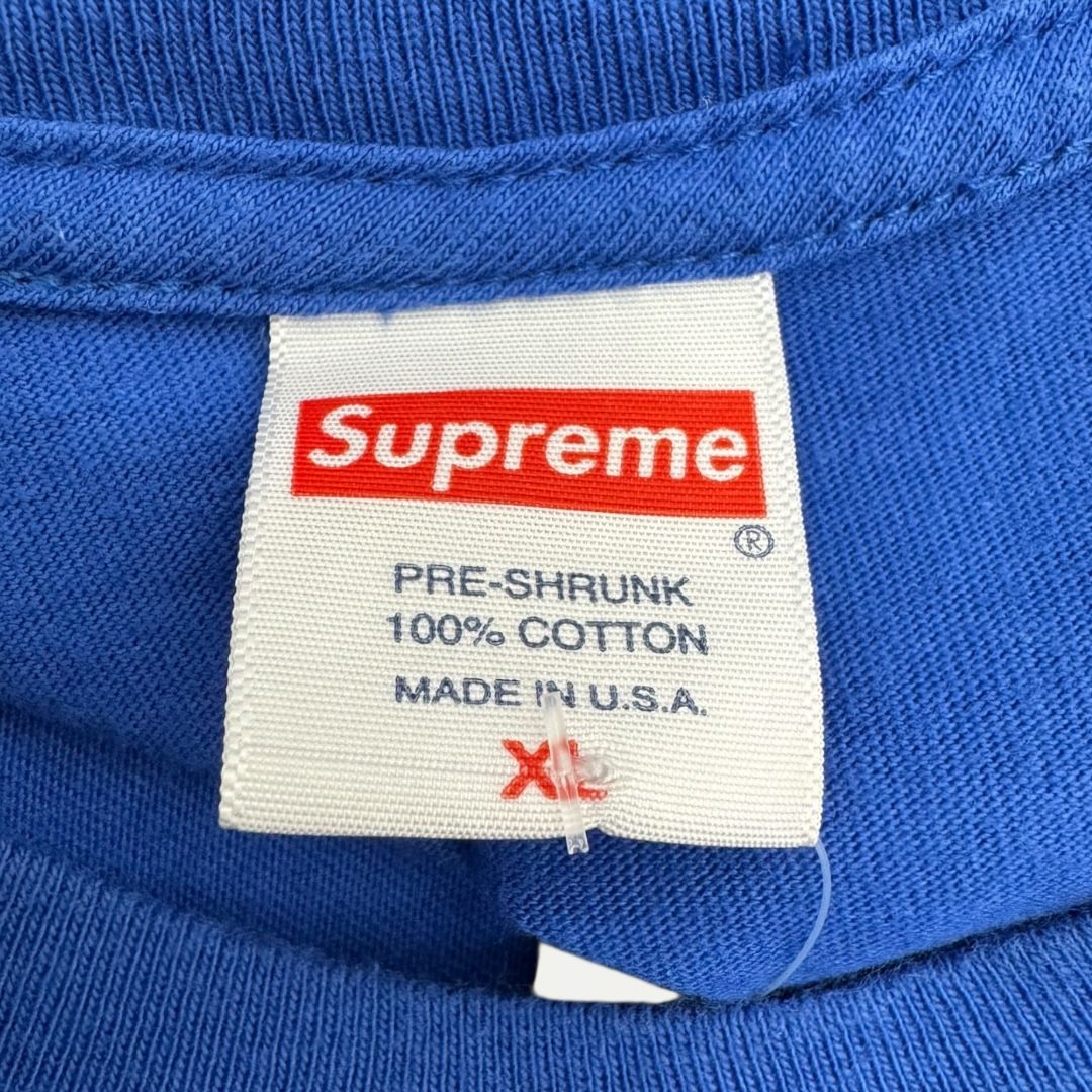 Supreme Christopher Wool 1995 Blue Tee Sz XL