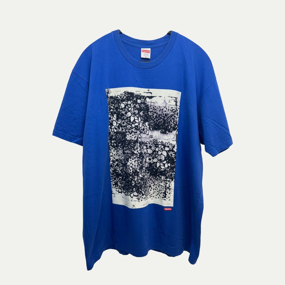 Supreme Christopher Wool 1995 Blue Tee Sz XL