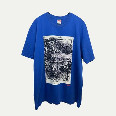 Supreme Christopher Wool 1995 Blue Tee Sz XL
