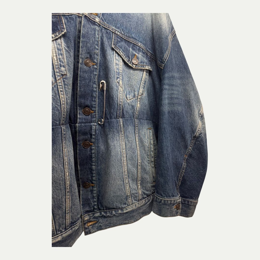 Balenciaga Denim Jacket Sz 2(XL)