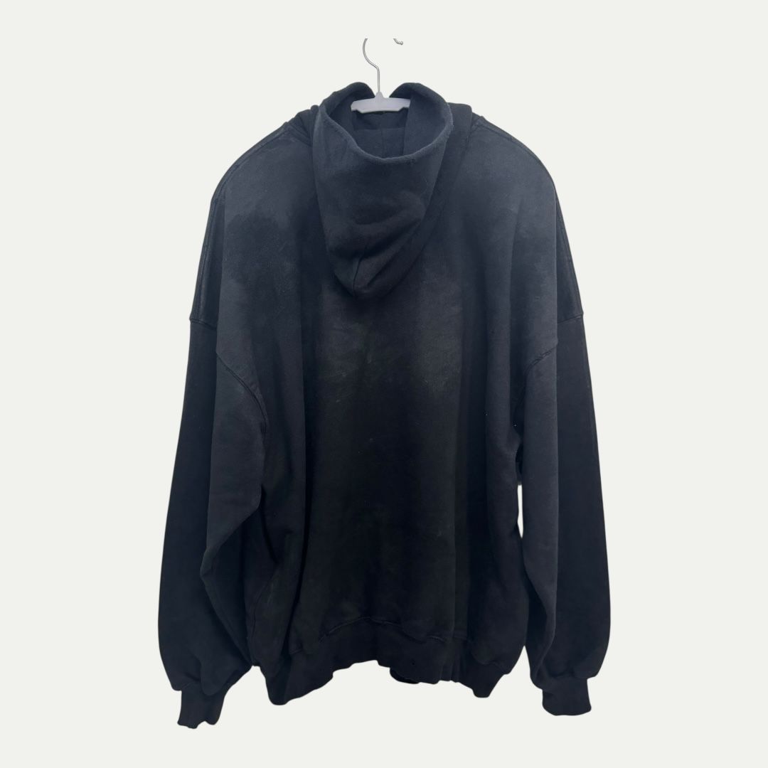 Balenciaga Skater Black Hoodie Sz L