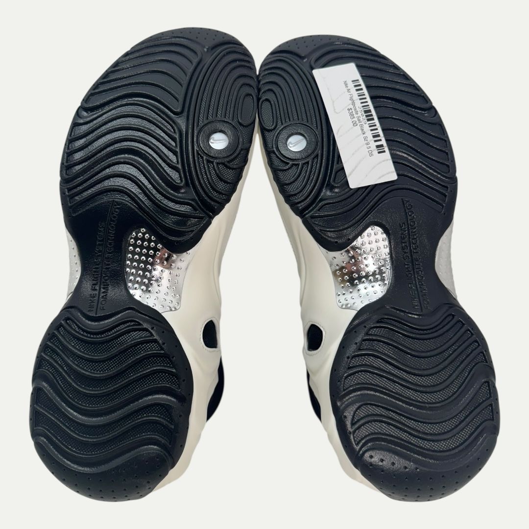 Nike Air Flightposite Sail Black Sz 9.5(9)