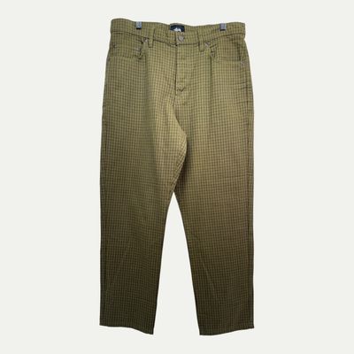 Stussy Green Plaid Pants Sz 32