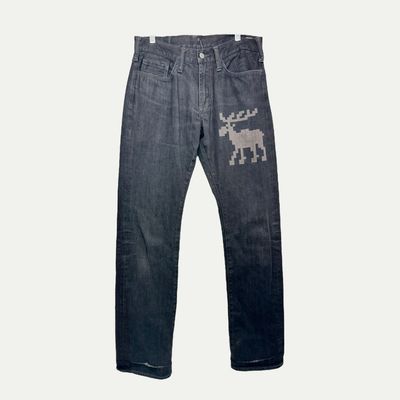 Evisu Black Denim Sz 30